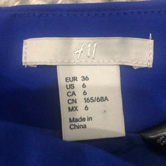 H&M Pencil Skirt in Blue size 6 - Picture 6 of 6